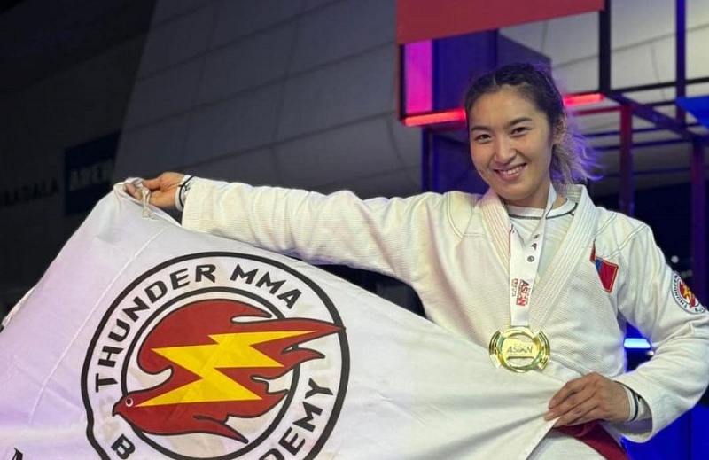 Б.Хулан в третий раз завоевала титул чемпиона Азии по джиу-джитсу