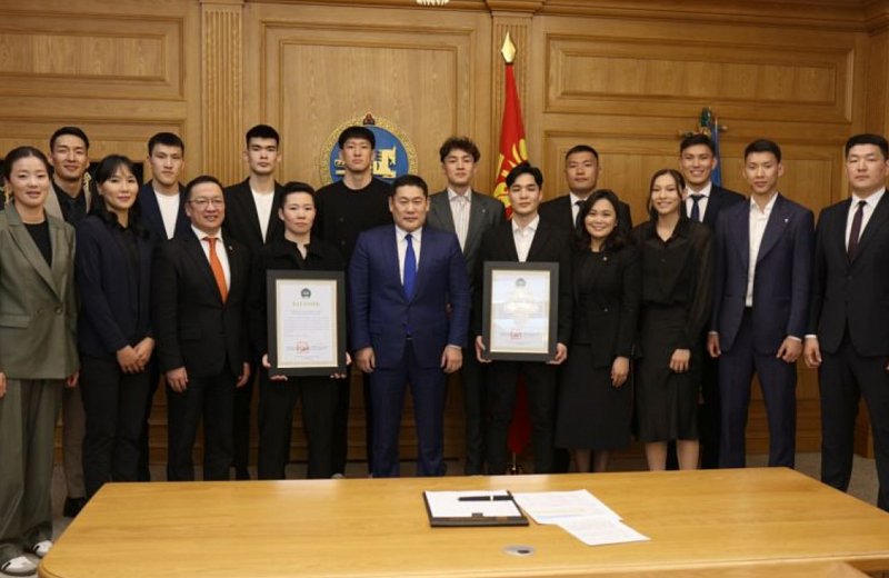 Монгольские баскетбольные команды 3х3 удостоены звания послов "Go Mongolia"